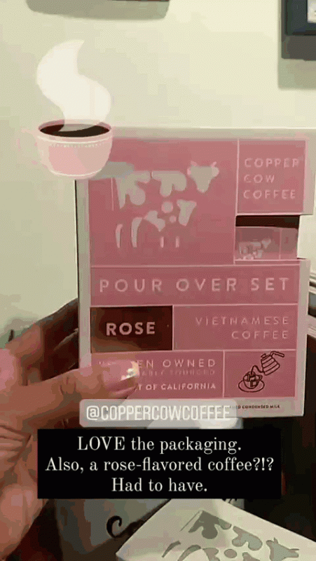 Perfect for the work day afternoon slump - Copper Cow Coffee Rose Flavor | Essentials for Your Work Desk | Sincerely Yasmin